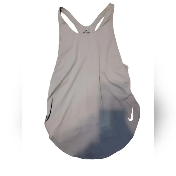 Nike Dri-Fit razorback gray top size XS - Picture 1 of 2